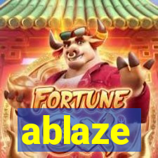 ablaze