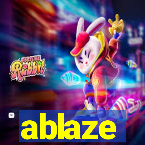 ablaze