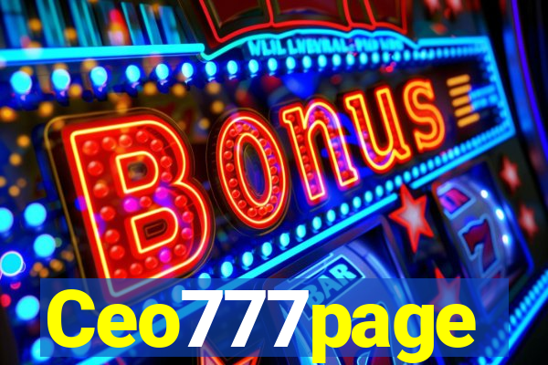 Ceo777page